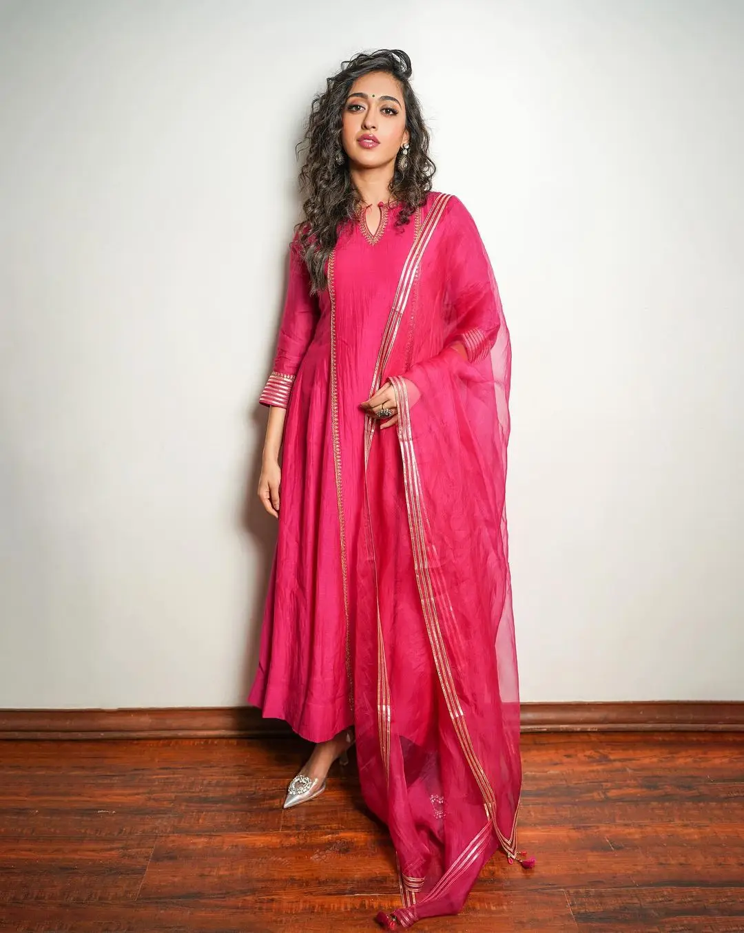 Gayatri Bhardwaj Stills in Pink Dress